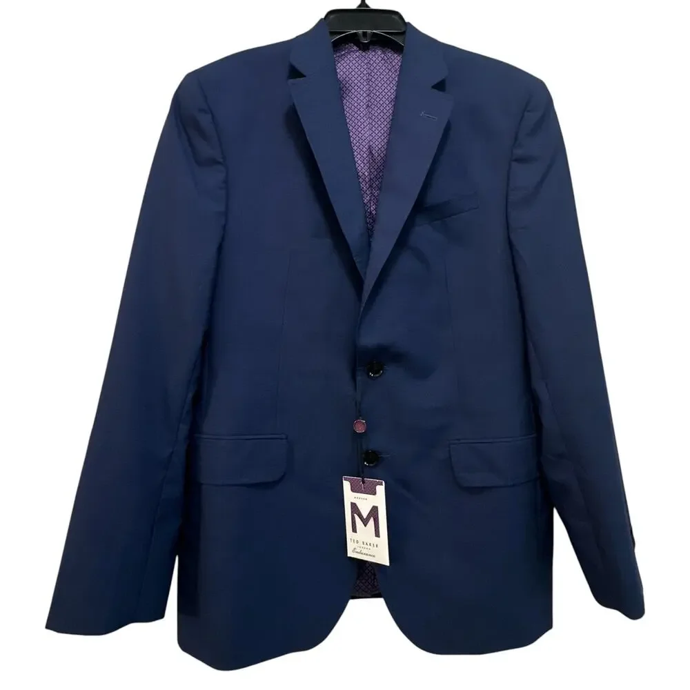 Ted Baker London Jay CT Navy Blazer Mens 40R NWT Wool Endurance 2 Button